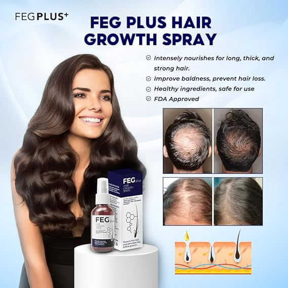 🌿 سيروم FEGPLUS لنمو الشعر واللحية – تحدي الـ 14 يومًا للتحوّل المذهل! 🌿-50 مل